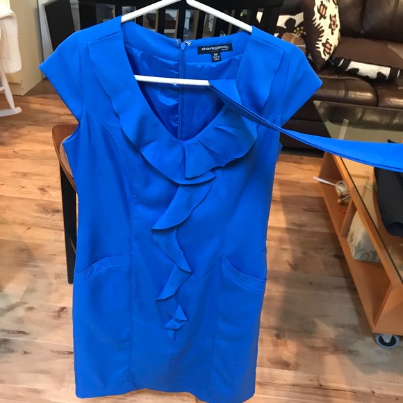 Sharagano blue dress price not negotiable - Picture 3 of 4